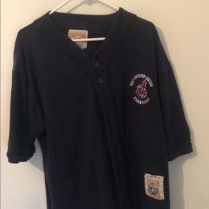 Vintage 1997 Cleveland Indians World Series jersey